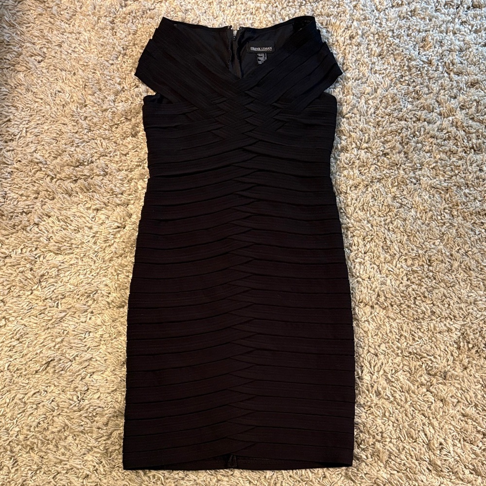 Frank Lyman Black Dress Womens Size 4